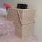 Household Essentials Seagrass & Corn Husk Wicker Stair Basket